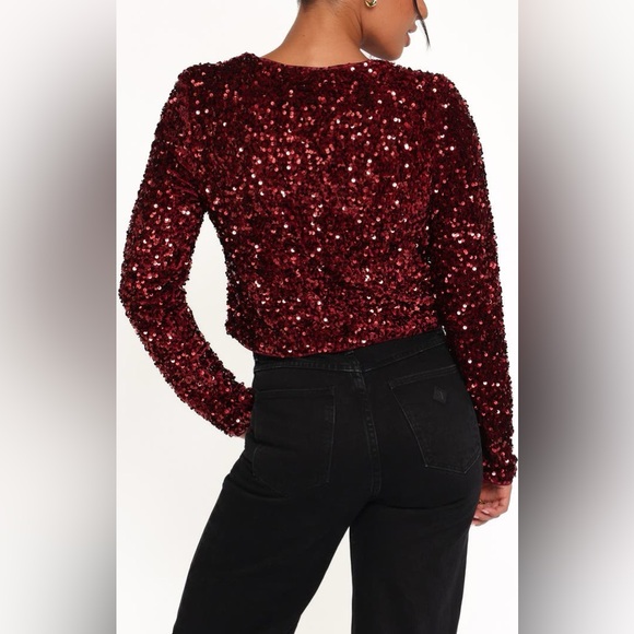 NWT Petal & Pup Scarlette Sequin Crop Jacket - Picture 2 of 9